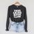 True Crime Book Club Raglan Sleeve Sweatshirt Dark Grey Heather
