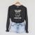 True Crime Readers Book Club Coffee Lovers Raglan Sleeve Sweatshirt Dark Grey Heather