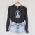 UFO Abducting Book Take Me To Your Readers Sci-Fi Raglan Sleeve Sweatshirt Dark Grey Heather UFO Abducting Book Take Me To Your Readers Sci-Fi Raglan Sleeve Sweatshirt Dark Grey Heather