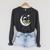 UFO Alien Astronaut Reading Book In Space Raglan Sleeve Sweatshirt Dark Grey Heather UFO Alien Astronaut Reading Book In Space Raglan Sleeve Sweatshirt Dark Grey Heather
