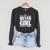 Never Underestimate a Girl With a Book Aesthetic Graphic Raglan Sleeve Sweatshirt Dark Grey Heather