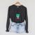 Never Underestimate The Power Of A Girl With A Book RBG Raglan Sleeve Sweatshirt Dark Grey Heather