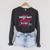 Never Underestimate The Power Of A Girl With A Book Read Raglan Sleeve Sweatshirt Dark Grey Heather
