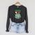 Unearth A Story Summer Reading Program 2026 Animals Book Raglan Sleeve Sweatshirt Dark Grey Heather