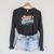 United States Of Reading Patriotic Book Lover Premium Tri-Blend Raglan Sleeve Sweatshirt Dark Grey Heather