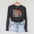 Vintage Retro Easily Distracted By Cats And Books Raglan Sleeve Sweatshirt Dark Grey Heather