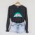 Vintage Retro Style Rainbow Take a Look It's In a Book Read Raglan Sleeve Sweatshirt Dark Grey Heather Vintage Retro Style Rainbow Take a Look It's In a Book Read Raglan Sleeve Sweatshirt Dark Grey Heather