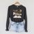 Wild About Reading Animals And Book Lovers Teacher Kids Raglan Sleeve Sweatshirt Dark Grey Heather