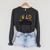 Wild About Reading Reading Books And Bookworm Library Day Raglan Sleeve Sweatshirt Dark Grey Heather