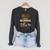 Wild About Reading Books Zoo Animals Love Book Reading Raglan Sleeve Sweatshirt Dark Grey Heather