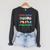 I Will Read Books Everywhere Across America Child Readers Raglan Sleeve Sweatshirt Dark Grey Heather