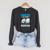 Winter Reading Book Bookworm Winter Raglan Sleeve Sweatshirt Dark Grey Heather