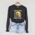 Women's Feral Moms Book Club Raglan Sleeve Sweatshirt Dark Grey Heather
