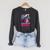 Women's I Lift So I Can Carry More Books Reader Gym Book Lover Raglan Sleeve Sweatshirt Dark Grey Heather
