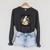 Women's Oops I Got Another Book Goose Goose Reader Women Girls Raglan Sleeve Sweatshirt Dark Grey Heather