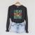 Women's I Read Past My Bedtime Book Lover Raglan Sleeve Sweatshirt Dark Grey Heather