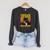 Women's These Are The Good Old Days Cat Reading A Book Raglan Sleeve Sweatshirt Dark Grey Heather Women's These Are The Good Old Days Cat Reading A Book Raglan Sleeve Sweatshirt Dark Grey Heather