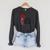 Women's Smutty Book ShirtI Vow You Vow We Vow Merch Dark Romance Raglan Sleeve Sweatshirt Dark Grey Heather