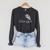 Write On Novelist Book Writer Quill Writing Raglan Sleeve Sweatshirt Dark Grey Heather