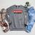 23rd Birthday Guest Book Raglan Sleeve Sweatshirt Deep Heather