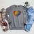 3D Bookshelf Raglan Sleeve Sweatshirt Deep Heather 3D Bookshelf Raglan Sleeve Sweatshirt Deep Heather