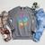 7th Birthday Book Reading Bookworm Book Lover Girls Raglan Sleeve Sweatshirt Deep Heather