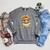 Baby Turtle Open Book Reading Animal Lover Graphic Portrait Raglan Sleeve Sweatshirt Deep Heather
