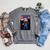 Backwoods Bob End Zone 2 Comic Book Raglan Sleeve Sweatshirt Deep Heather