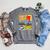 Birthday Boys Shirt Age 5 Superhero Comic Book Theme Party Raglan Sleeve Sweatshirt Deep Heather