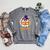 Boo Boooks Ghost Book Reading Halloween 2025 Teacher Raglan Sleeve Sweatshirt Deep Heather
