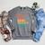 This Is My Book Character Costume Retro Halloween Raglan Sleeve Sweatshirt Deep Heather