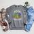 Book Dragon Smart Readers Raglan Sleeve Sweatshirt Deep Heather