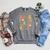 Book Fair Vibes Groovy Retro School Reading Nostalgic Raglan Sleeve Sweatshirt Deep Heather