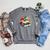 Book Flowers And Butterfly Beautiful Reading Reader Raglan Sleeve Sweatshirt Deep Heather