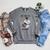 Book Lovers My Day Is Booked Vintage Raglan Sleeve Sweatshirt Deep Heather