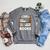 Book Reader Reading Lover Librarian Bookshelf Raglan Sleeve Sweatshirt Deep Heather
