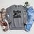Bookish Baddie Reading Vibes Literary Lover Raglan Sleeve Sweatshirt Deep Heather