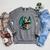 Books Dragon Reading Book Lover Raglan Sleeve Sweatshirt Deep Heather