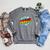 Boys Samuel Comic Book Superhero Name Raglan Sleeve Sweatshirt Deep Heather