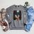 Camping Sheet Ghost Reading Book At Campfire Halloween Raglan Sleeve Sweatshirt Deep Heather