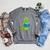 Caterpillar Book Raglan Sleeve Sweatshirt Deep Heather Caterpillar Book Raglan Sleeve Sweatshirt Deep Heather