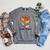 Coffee & Book Lover Reader Mexican Spanish Cafecito & Libros Raglan Sleeve Sweatshirt Deep Heather