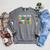 All The-Cool Kids Are Reading Teacher Book Lover Librarian Raglan Sleeve Sweatshirt Deep Heather