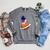 Cute Astronaut Read A Book Raglan Sleeve Sweatshirt Deep Heather