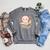 Cute Axolotl Reading Books Shirt Kawaii Axolotl Lover Raglan Sleeve Sweatshirt Deep Heather
