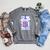 Dark Romance Reader Retro 90s Style Bookish Spicy Book Lover Raglan Sleeve Sweatshirt Deep Heather