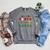 Dear Santa Just Bring Books Lover Librarian Book Worm Xmas Raglan Sleeve Sweatshirt Deep Heather