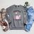 Dirty Romance Skeleton Reading Smut Smutty Book STFUATTDLAGG Comfort Colors Crop Top Raglan Sleeve Sweatshirt Deep Heather