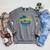 Disney’s The Jungle Book Bear Necessities 55th Anniversary Raglan Sleeve Sweatshirt Deep Heather