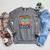 Diving Deep Into Books Oceanic Imagination Raglan Sleeve Sweatshirt Deep Heather